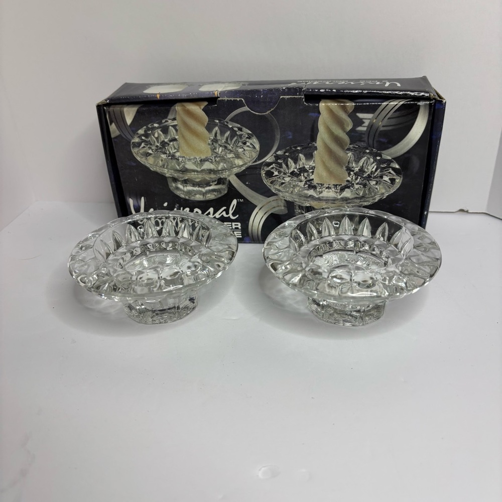 Universal Bougeoire Candle Holders - Clear